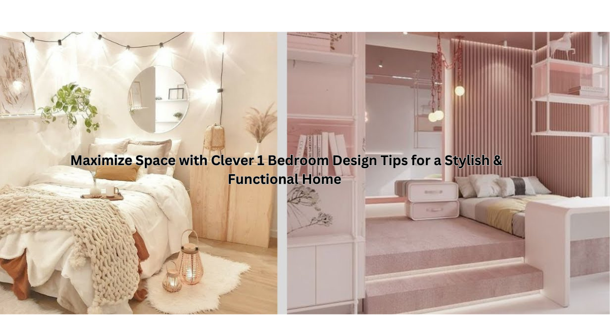 Maximize Space with Clever 1 Bedroom Design Tips for a Stylish & Functional Home