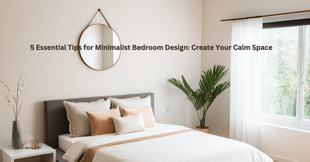 5 Essential Tips for Minimalist Bedroom Design: Create Your Calm Space